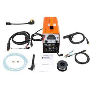 MIG Welder Welding Weld Machine 160A 110/ 220V Dual Voltage Gas/Gasless Digital,3 In 1 Mig Welder ARC Lift Mig Gasless Dual Voltage, Flux Core Wire IGBT Multifunctional Welding Machine