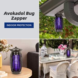 Avokadol Bug Zapper,4200V High Power Insect Fly Traps,Electric Mosquito Killer with 365nm UV Light, 2,100 Sq.FT Coverage,Portable Pest Controller for Home/Patio/Camping.