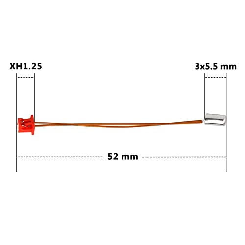 3PCS Official Sprite Extruder Pro Temperature Sensor, NTC 100K B3950, 300℃ High Temperature Thermistors