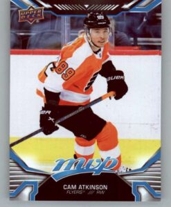 2022-23 upper deck mvp #160 cam atkinson philadelphia flyers nhl hockey trading card