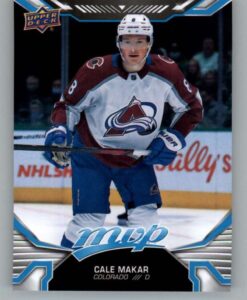 2022-23 upper deck mvp #8 cale makar colorado avalanche nhl hockey trading card