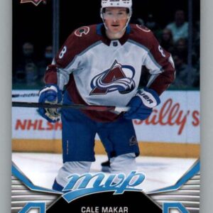 2022-23 Upper Deck MVP #8 Cale Makar Colorado Avalanche NHL Hockey Trading Card