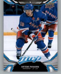 2022-23 upper deck mvp #10 artemi panarin new york rangers nhl hockey trading card