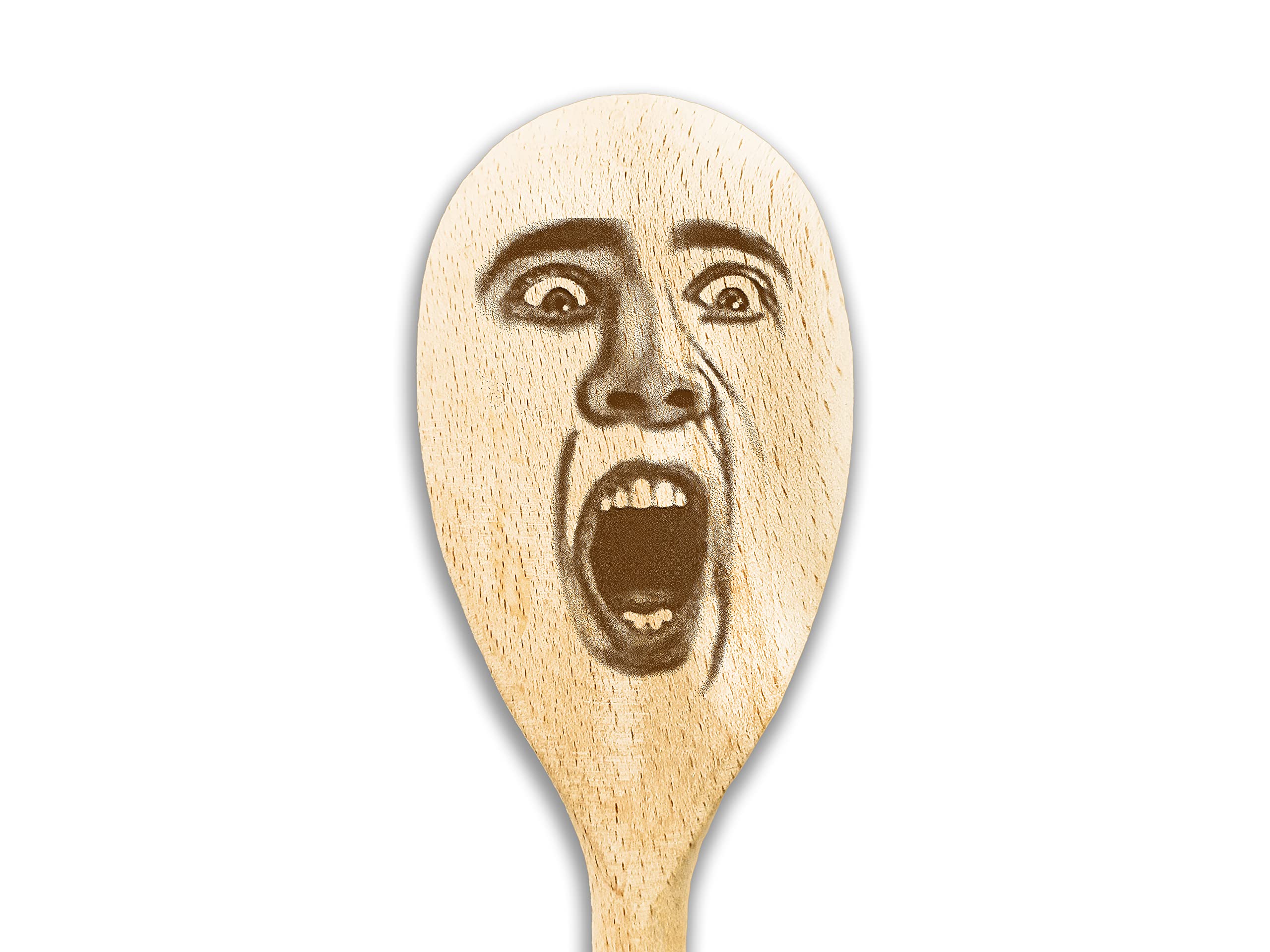 Nicolas Cage Features On Wooden Spoon Nic Cage Face On Things Gifts For Birthday Housewarming Gift Funny Meme Gag Prank Gift Chef Gift (1 Spoon)