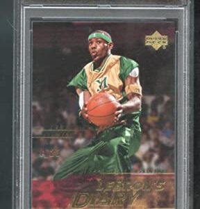 2003-04 Upper Deck #LJ4 Lebron James Diary ROOKIE RC PSA 10 Graded Card Lebron's - Basketball Slabbed Rookie Cards