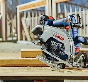 BOSCH GKS18V-22B25 18V Brushless Blade-Right 6-1/2 In. Circular Saw Kit with (2) CORE18V 4 Ah Advanced Power Batteries