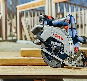 BOSCH GKS18V-22B25 18V Brushless Blade-Right 6-1/2 In. Circular Saw Kit with (2) CORE18V 4 Ah Advanced Power Batteries