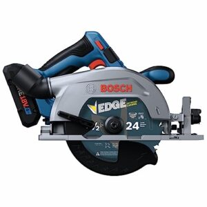 BOSCH GKS18V-22B25 18V Brushless Blade-Right 6-1/2 In. Circular Saw Kit with (2) CORE18V 4 Ah Advanced Power Batteries