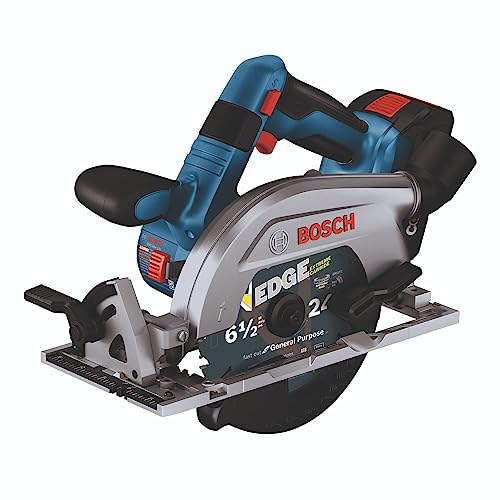 BOSCH GKS18V-22B25 18V Brushless Blade-Right 6-1/2 In. Circular Saw Kit with (2) CORE18V 4 Ah Advanced Power Batteries