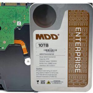 MDD 10TB 7200RPM 256MB Cache SAS 12.0Gb/s 3.5inch Internal Enterprise Hard Drive (MDD10TSAS25672E) - 5 Years Warranty