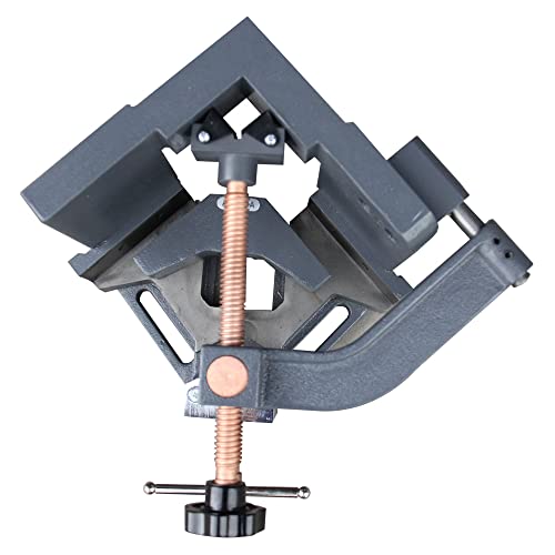 ‎KAKA INDUSTRIAL AC-100H 3 Axis Welders Clamp, Heavy Duty Cast Iron Angle Clamp