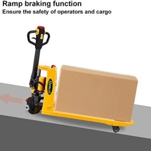 APOLLOLIFT Electric Power Lithium Battery Pallet Jack Truck 3300lb Cap. 48" x27" and Pallet Truck Lift 2200lbs Capacity 45" x27" Fork Size