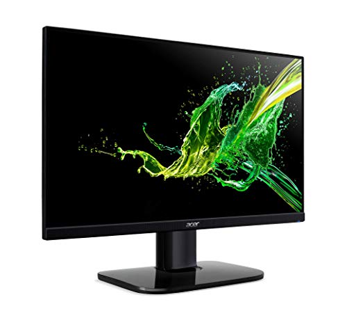 Acer KB272 Hbi 27" Full HD (1920 x 1080) Zero-Frame Gaming Office Monitor | AMD FreeSync Technology | 100Hz | 1ms (VRB) | Low Blue Light | Tilt | HDMI & VGA Ports,Black