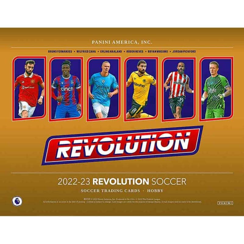 2022-23 Panini Revolution Soccer Hobby Box (8 Packs/5 Cards)