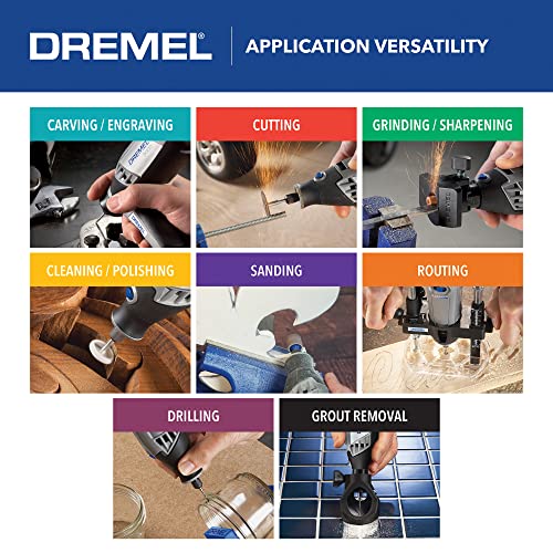 Dremel 3000-1/24 Variable Speed Rotary Tool Kit 1 Attachment & 24 Accessories, Ideal Variety Crafting and DIY Projects Cutting, Sanding, Grinding, Polishing, Drilling, Engraving (Renewed), 25 Piece