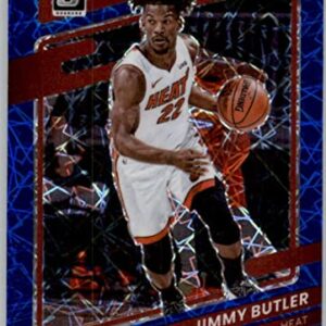 2021-22 Donruss Optic Blue Velocity #8 Jimmy Butler Miami Heat NBA Basketball Trading Card