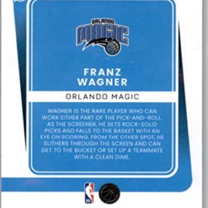 2021-22 Donruss Optic Blue Velocity #185 Franz Wagner Rated Rookies RC Rookie Orlando Magic NBA Basketball Trading Card