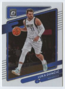 2021-22 donruss optic #101 luka doncic dallas mavericks nba basketball trading card