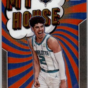 2021-22 Donruss Optic My House #8 LaMelo Ball Charlotte Hornets NBA Basketball Trading Card