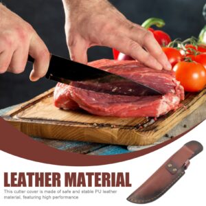 Hemoton Knives Edge Guard Cutter Safety Mask Jacket Fruit Leather Scissors Holder