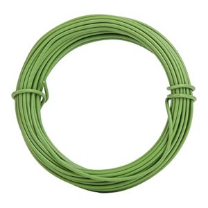 yuehuam 32.8ft bonsai training wire large roll plastic coated flower art soft iron wire handmade diy household gardening supplies