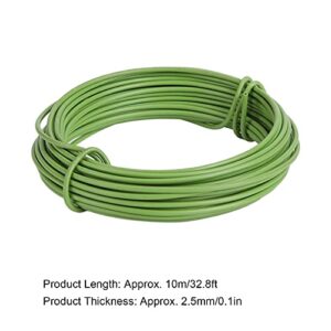 Yuehuam 32.8ft Bonsai Training Wire Large Roll Plastic Coated Flower Art Soft Iron Wire Handmade DIY Household Gardening Supplies