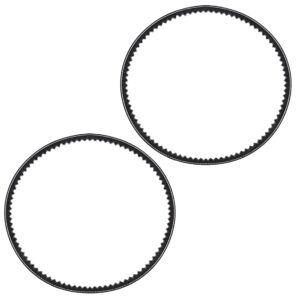 set of 2 replacement 754-0430 954-0430 auger drive belt for mtd troy bilt cub cadet 2-stage snow blowers 754-0430a 954-0430a 954-0430b 954-0430c