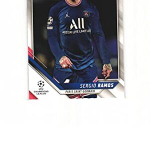 SERGIO RAMOS 2021-22 Topps UEFA Champions League Soccer #36 Card Spain PSG