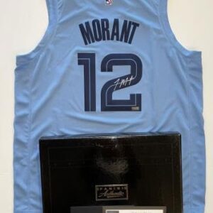 Ja Morant Autographed Memphis Grizzlies Jersey signed Nike 52 Panini Authentic - Autographed NBA Jerseys