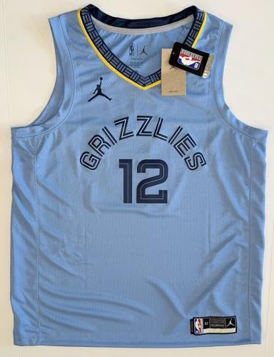 Ja Morant Autographed Memphis Grizzlies Jersey signed Nike 52 Panini Authentic - Autographed NBA Jerseys