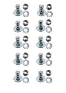 replacement 784-5581,784-5581a snow blowers carriage bolts nuts washers kit fits mtd shave plate scraper bar 790-00120-0637,784-5581a-0637,712-3010, 736-0242, 710-0260 (5/16-18) 5/8" - 10pcs