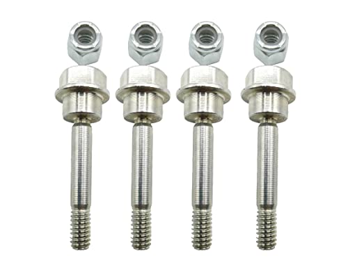 4 pcs 588077501 Replacement Shear Pin Bolt and Nut for Husqvarna AYP 532179828 532187494 532188243 532192090 601001986 Snow Blower