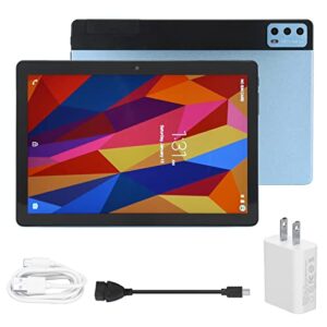 HD Tablet Blue 10.1 Inch Tablet PC 1920 X 1200 100 to 240V for Online Video (US Plug)