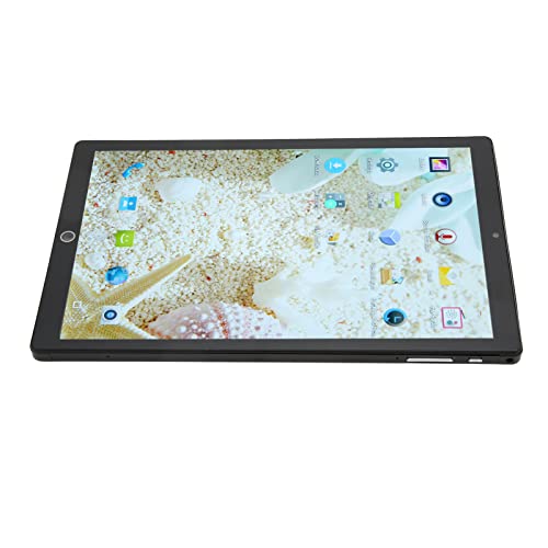 Portable Tablet, 6G RAM 128G ROM Tablet 10.1 Inch IPS Screen 1920x1080 for Travel (US Plug)