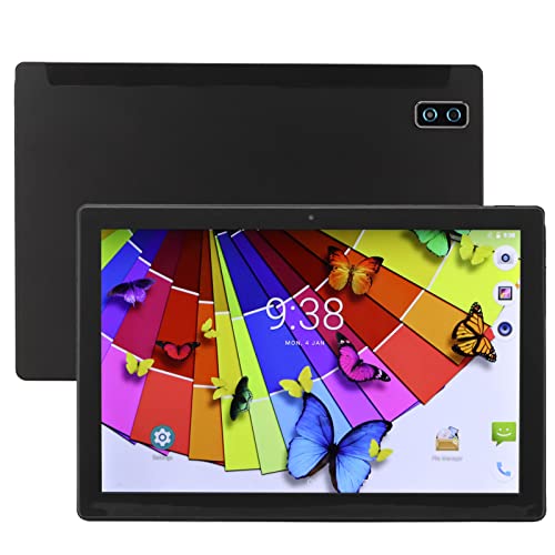 VINGVO Portable Tablet Battery Life 100-240V 10.1 Inch Tablet 5G WiFi 1080x1920 Travel Home IPS Screen (US Plug)