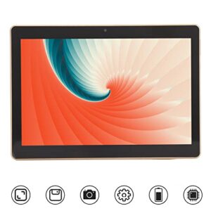 Tablet, 10.1 Inch Tablet Octa Core Black 10.1 Inch Processor CPU for Home (US Plug)