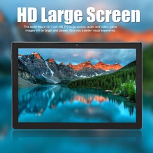 Large Screen Tablet, 5MP Front Canera 100-240V HD Tablet 10.1 Inch Octa Core Processor with Flashlight for Entertainment (US Plug)