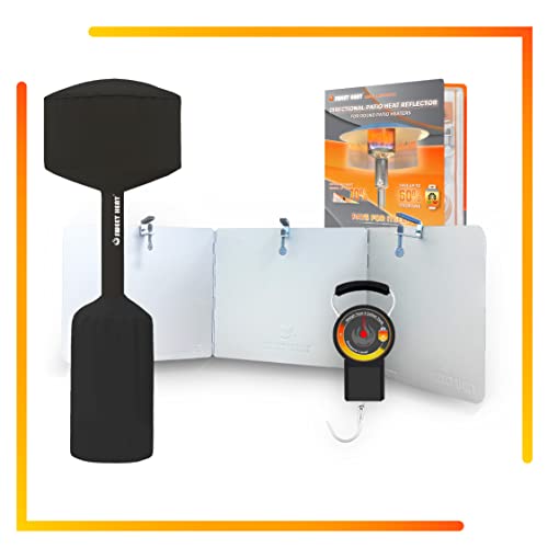 SWEET HEAT - "Everything but the Heater" Accessory Bundle - Includes Sweet Heat TRIFOLD, Sweet Heat Fitted Patio Heater Cover, and Sweet Heat Propane Tank Level Reader