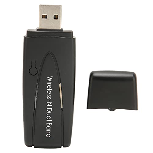 WiFi Adapter, Dual Band 2.4Hz 5GHz 600Mbps USB Wireless Network Adapter Dual Antenna Strong Penetration for Computer