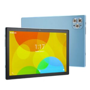 ciciglow 10.1in tablet, 6gb ram 128gb storage, 1600x2560 ips hd display, octa core cpu, 8mp+24mp camera, 5000mah, 5g wifi, gps (blue)