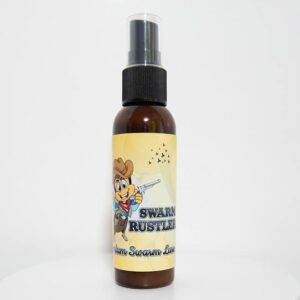 swarm rustler - premium swarm lure - 2oz. bottle for catching honey bee swarms all natural swarm lure