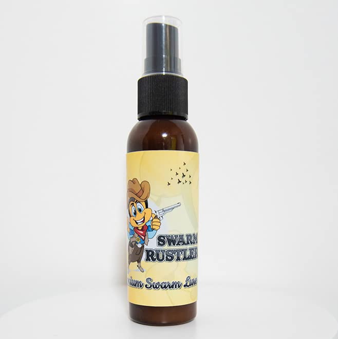 Swarm Rustler - Premium Swarm Lure - 2oz. Bottle for catching Honey Bee Swarms All Natural Swarm Lure