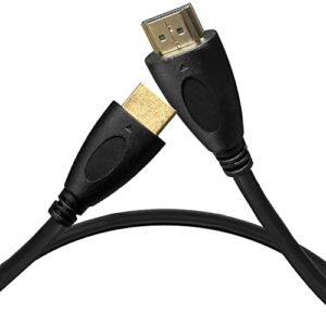 acuvar ultra high speed 3 ft hdmi cable gold plated 4k @ 60hz, ultra hd, 1080p & arc compatible with laptop, gaming pc, monitor, ps5, ps4, xbox x, one, fire tv, apple tv, roku, soundbar & more