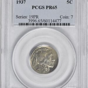1937 P Buffalo Nickel PCGS BU