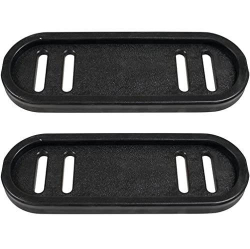 Eopzol 57007 Polymer Skid Shoe Replacement for Laser Fits for MTD Columbia Craftsman Huskee Troy Bilt 731-05984 731-05984A, Width 3 1/2" x Length 10" x Thickness 1/2", 2-Pack