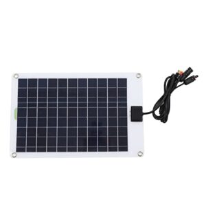 50 Watt Solar Panel Kit, 50W High Efficiency Solar Panel Charger with 100A MPPT Solar Charge Controller for RV Vehicle Trailer Marine Boat 12 Volt Battery