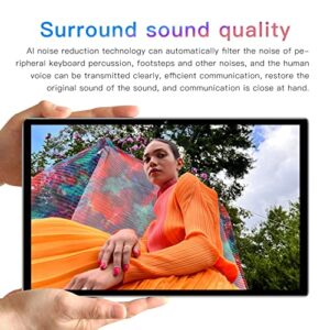 Jectse 10 Inch Tablet, 8G RAM 128G ROM Octa Core Tablet with Dual Camera, WiFi, Bluetooth, HD Touch Screen, 7000mAh Tablet PC for Kids Adults, Silver