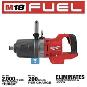 Milwaukee M18 FUEL 1 in. D-Handle High Torque Impact Wrench w/ONE-KEY (Bare Tool) + Accessory