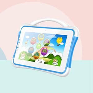 Pomya Toddler Tablet, 7 Inch 1280x800 HD Kids Learning Tablet for Android 10, 1GB Plus 32GB Eye Protection Tablet Supports 3G Network, 5G WiFi Tablet for Daily Life