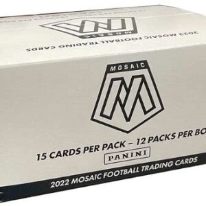 2022 Panini Mosaic NFL Football CELLO box (12 pks/bx) ***Boxes were not factory wrapped by Panini***